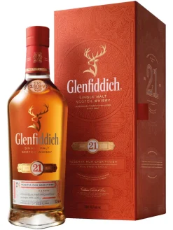 Sale glenfiddich Gran Reserva 21y Speyside Single Malt Scotch Whisky 43.2% 0.7L gift pack