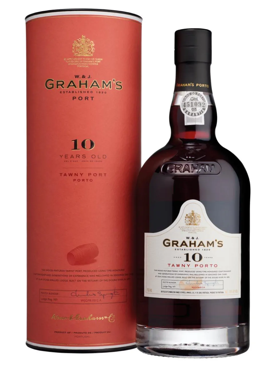 Clearance graham-s Graham's Port 10y 20% 0.75L gift pack