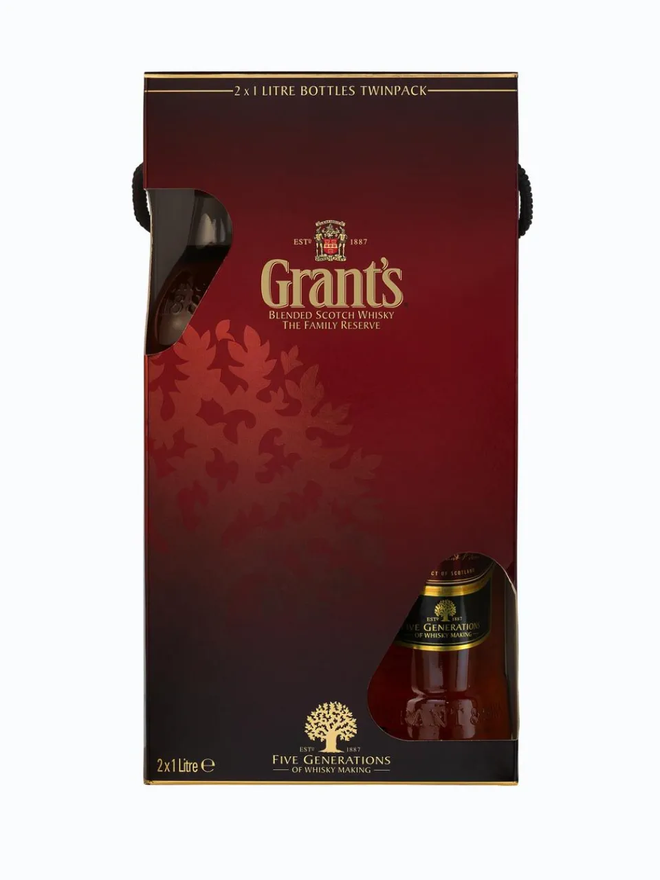 Online grant-s Grant's Triple Wood Blended Scotch Whisky 40% 2x1L