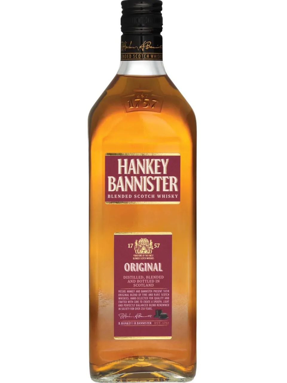 New hankey-bannister Hankey Bannister Blended Scotch Whisky 40% 1L