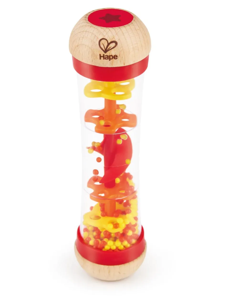 Online hape , beaded raindrops - red