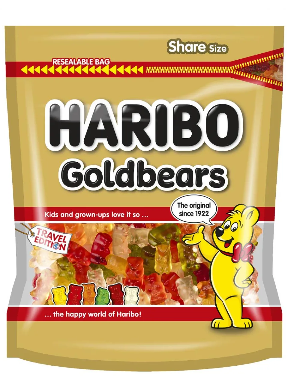 Hot haribo Goldbears fruit gum 250g