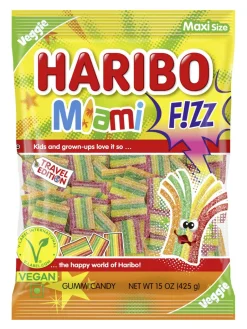 Clearance haribo Miami Fizz vegan fruit gums