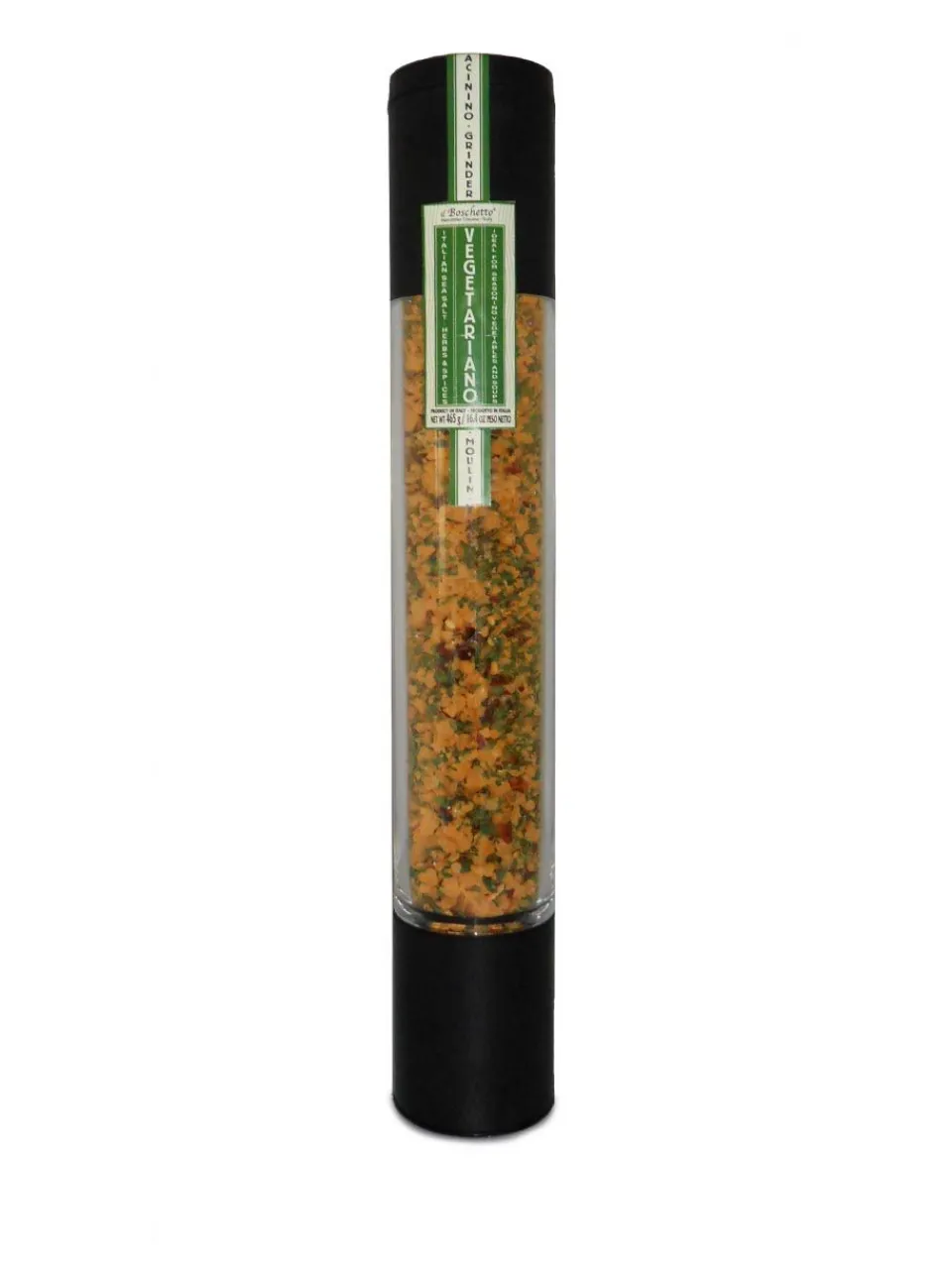Best il-boschetto Il Boschetto Tall Refillable Grinder with Sea Salt, Herbs, Spices and Turmeric 465g