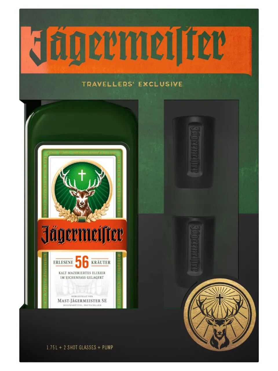 Outlet jaegermeister Jägermeister Liqueur 35% 1.75L Partypack