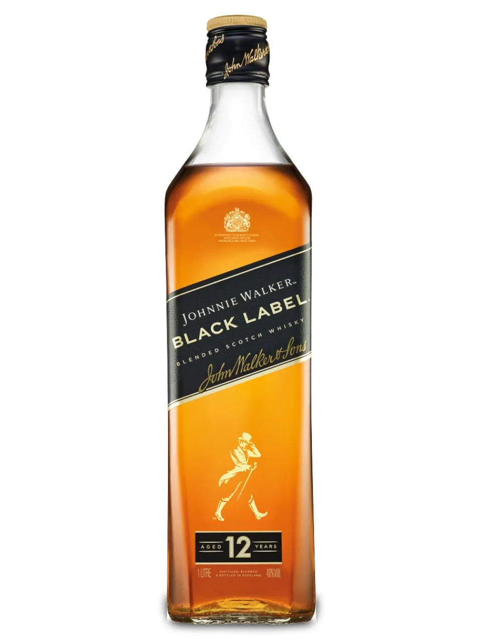 Hot johnnie-walker Johnnie Walker Black Label 12y Blended Scotch Whisky 40% 1L