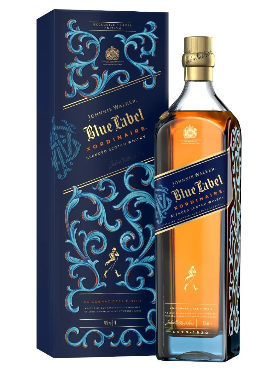 Outlet johnnie-walker Johnnie Walker Blue Label Xordinaire Blended Scotch Whisky 40% 1L