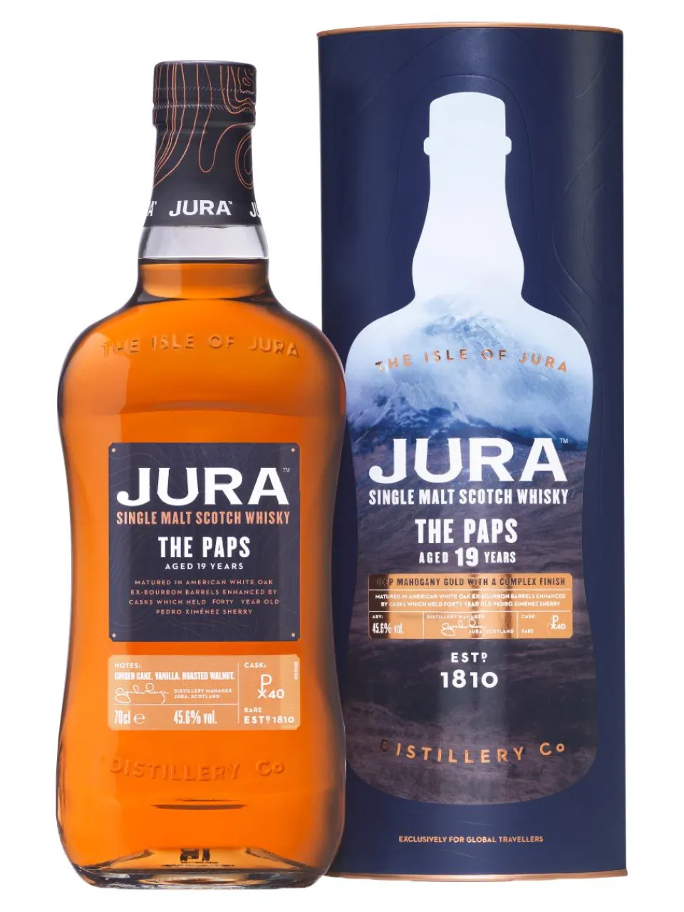 Discount jura The Paps 19y Island Single Malt Scotch Whisky 45.6% 0.7L gift pack