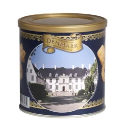 Discount kelsen Danish Butter Cookies in can with different designs 200g