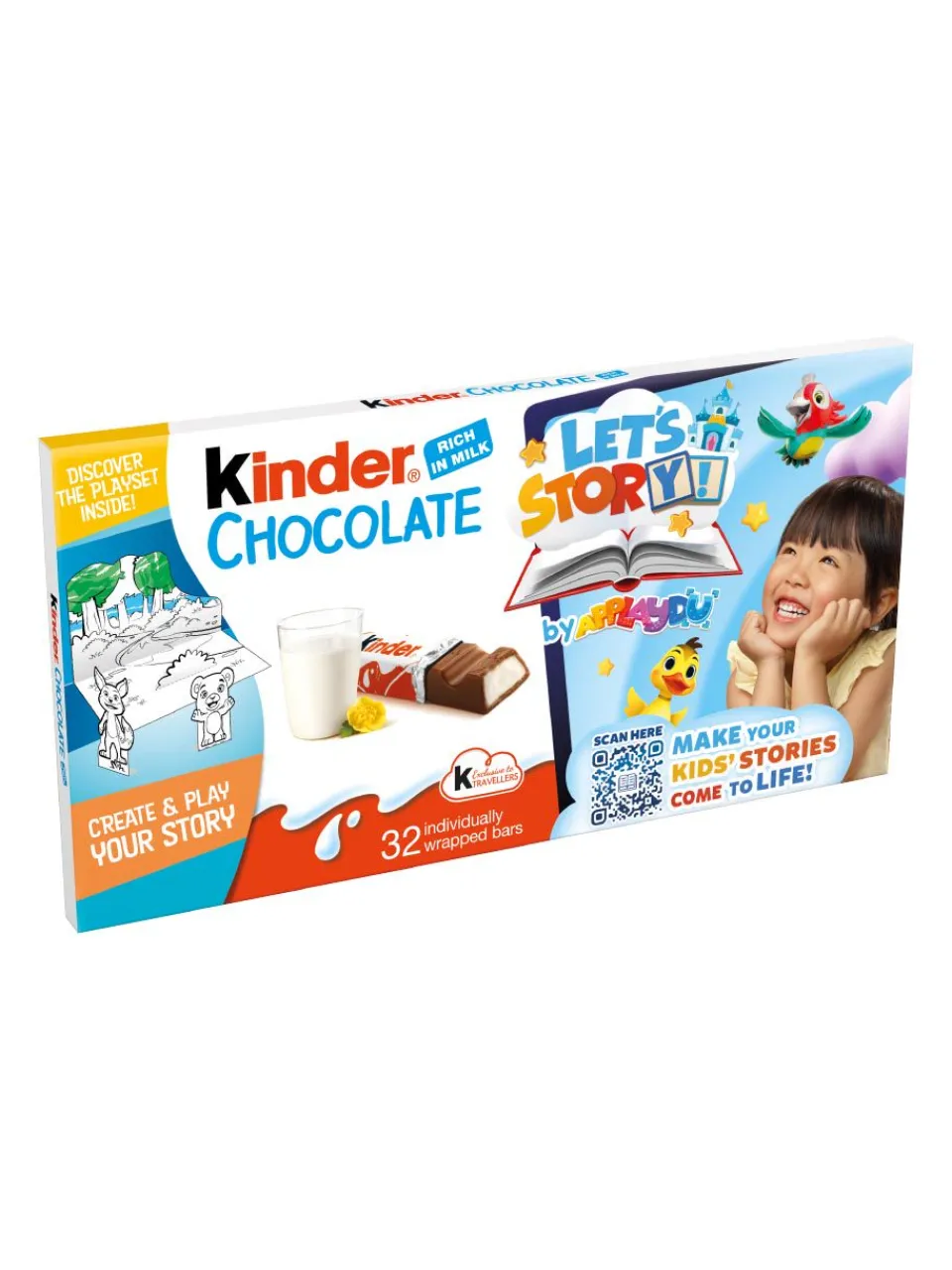 Outlet kinderschokolade Kinder Chocolate, 4 x 100g