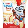 Hot kinderschokolade Kinder chocolate bonbons covered in white chocolate
