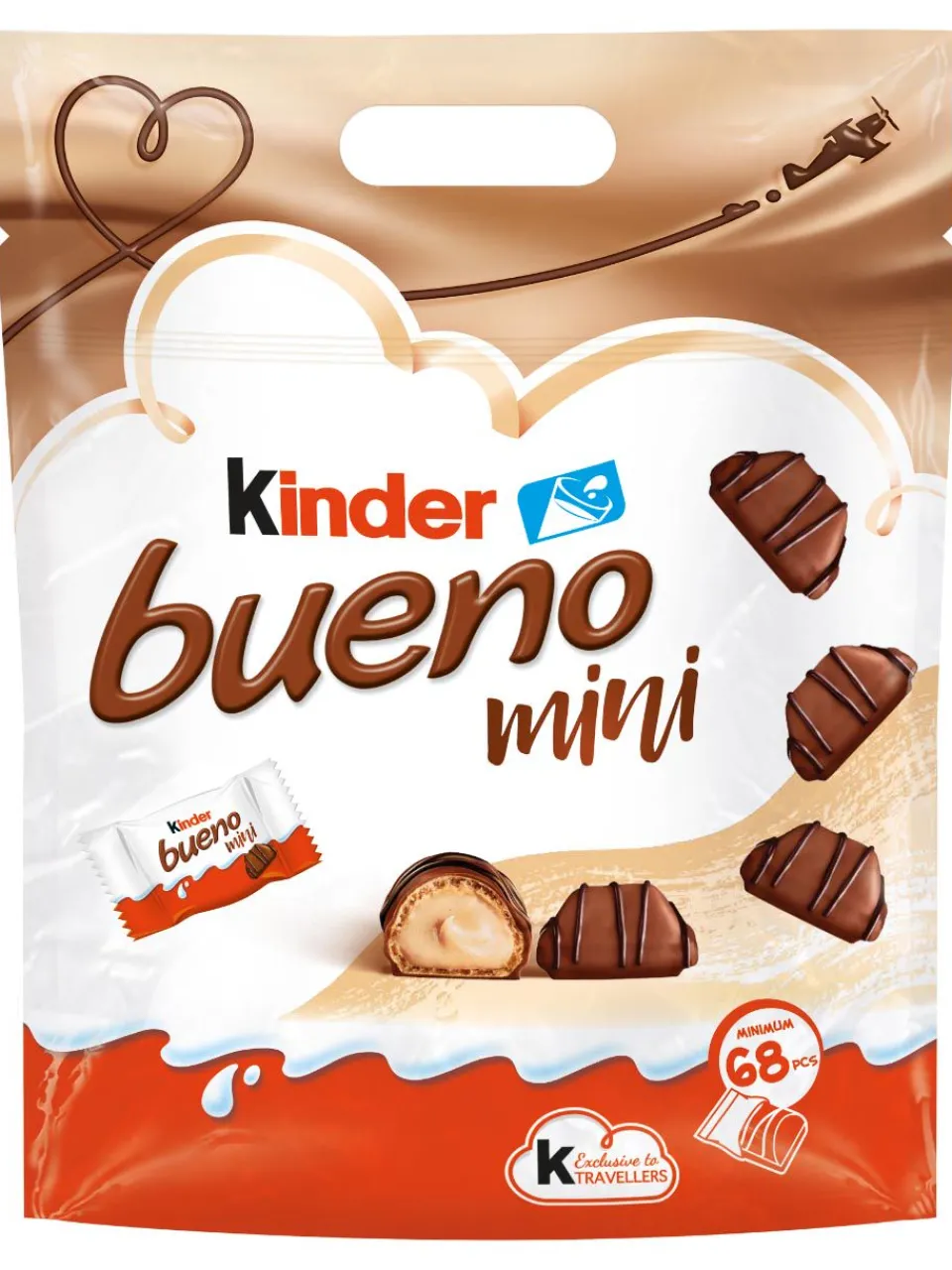 Hot kinderschokolade Kinder Mini Bueno 400g