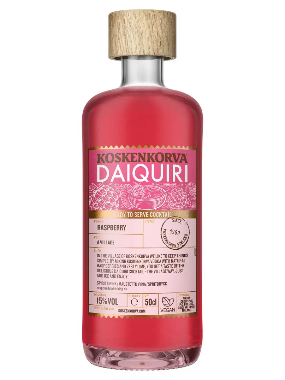 Discount koskenkorva Daiquiri Raspberry Wodka 15% 0.5L