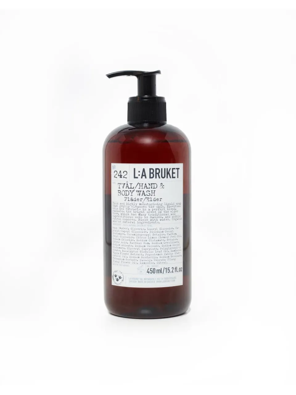 Online la-bruket L:a Bruket Elder 242 Hand & Body Wash 450 ml