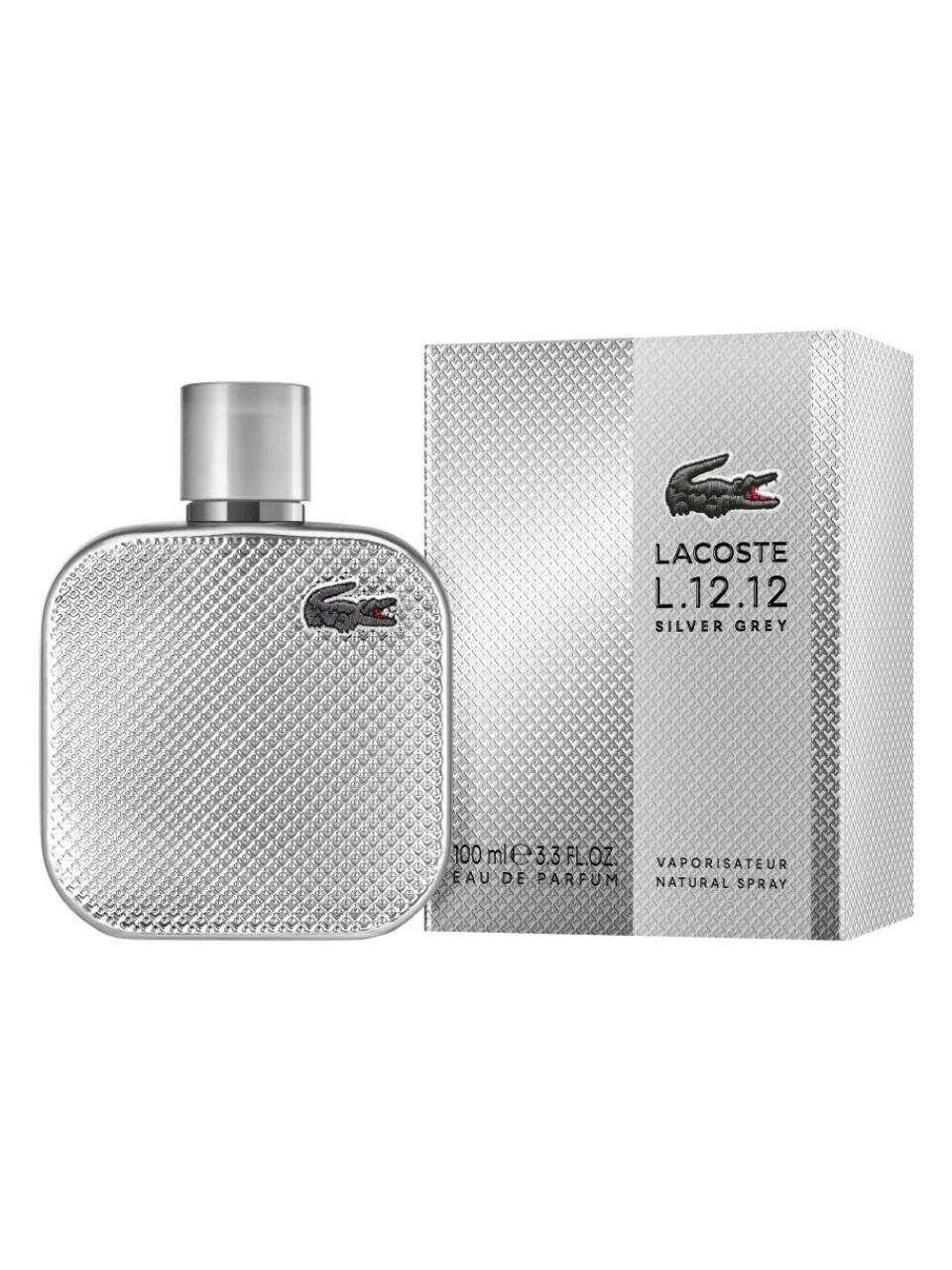 New lacoste L.12.12 Silver Grey Eau de Parfum 100 ml