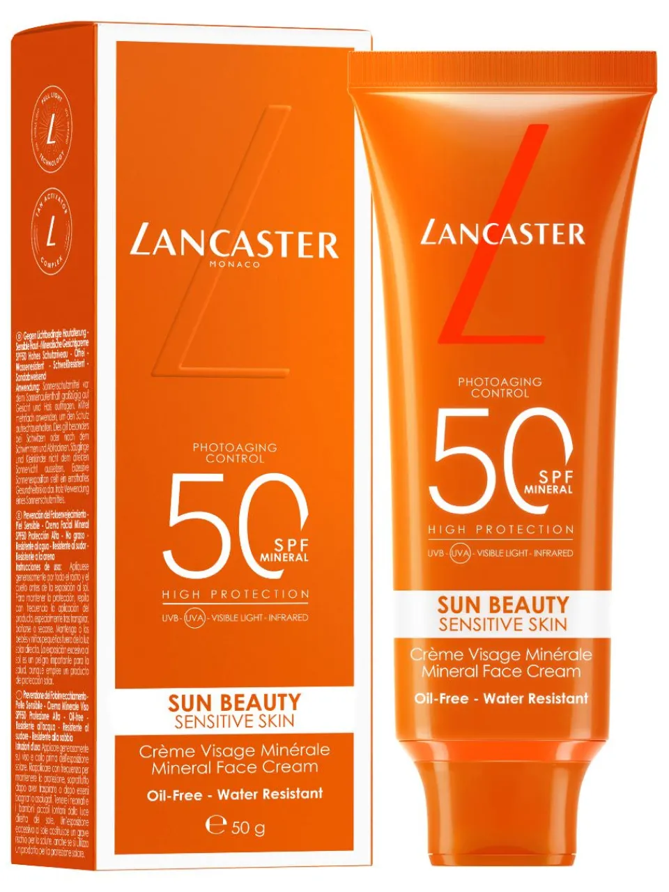 Outlet lancaster Sun Care Mineral Face Cream SPF 50 50 ml