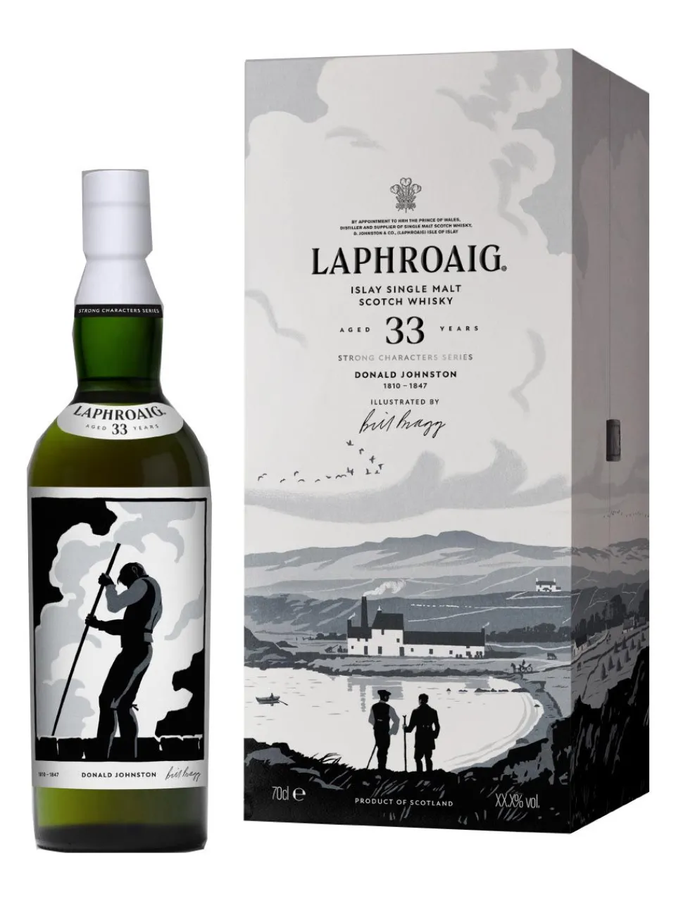 Sale laphroaig Strong Characters 33YO 0.7L 43.8%