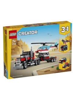 Fashion lego , Creator, flatbed truck heli
