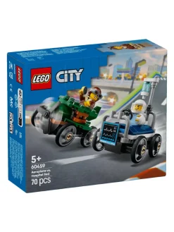 New lego System A/S, City Great Vehicles, airplane vs. hospital bed race car pack