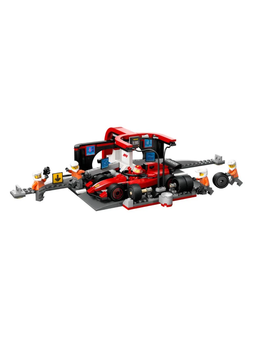 New lego System A/S, City Project Alicia 2025, F1® Pit Stop & Pit Crew with Ferrari Car