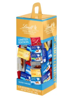 Fashion lindt assorted Napolitains with salted caramel