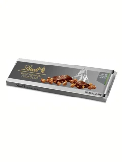 New lindt Silver Bar Dark Hazelnut 300g