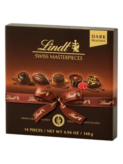 Clearance lindt Swiss Masterpieces dark chocolate pralines 140g