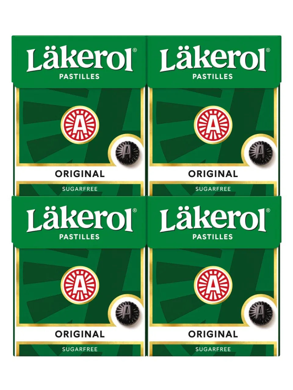 Discount laekerol Läkerol Orginal 4-pack 4x25g