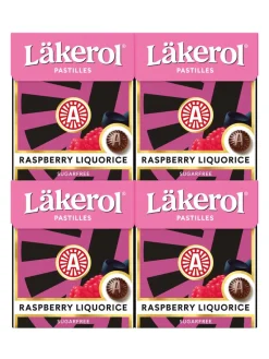 Sale laekerol Läkerol Raspberry/Licorice 4x25g