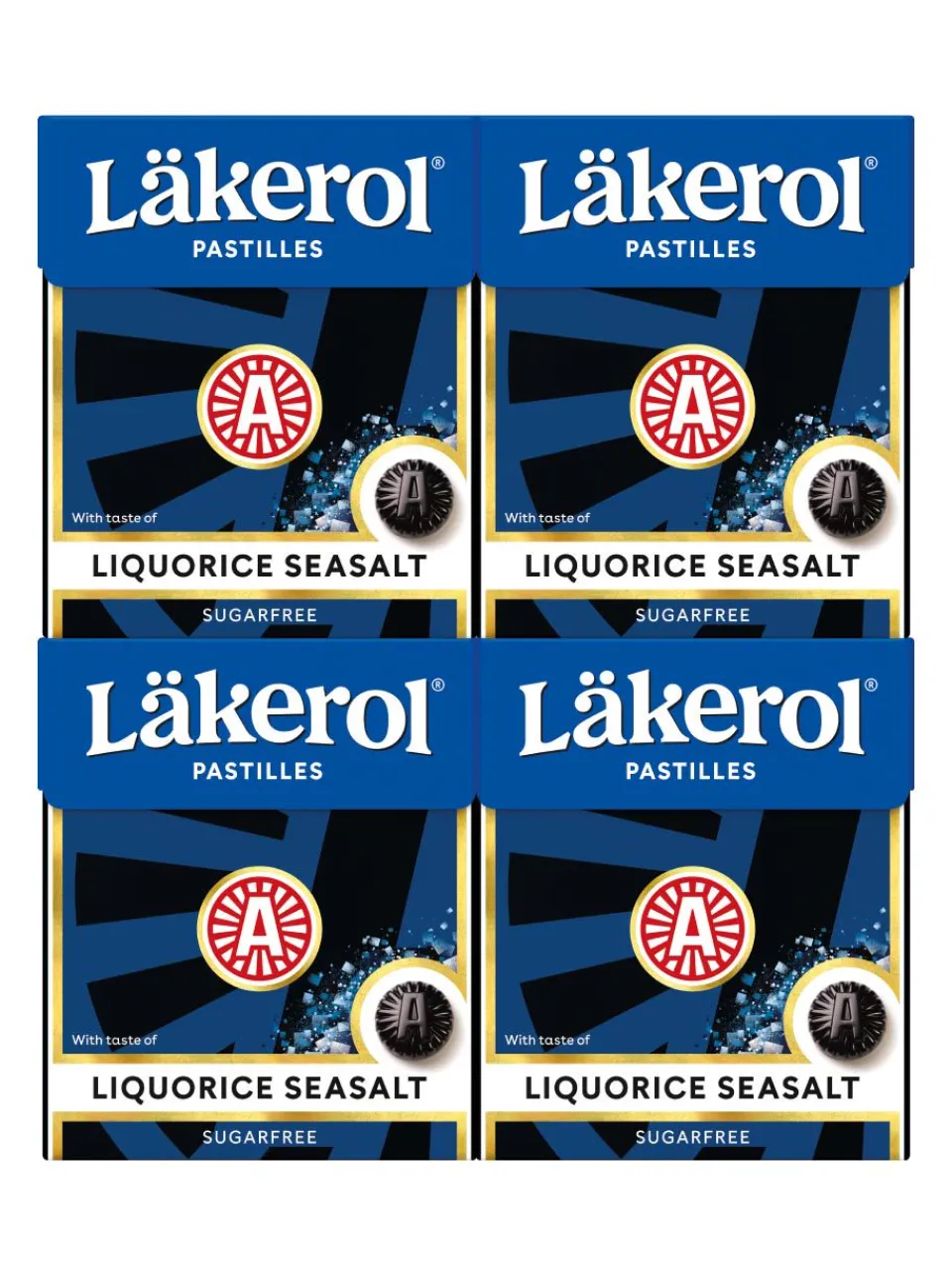 Discount laekerol Läkerol Sea Salt 4-pack 4x25g