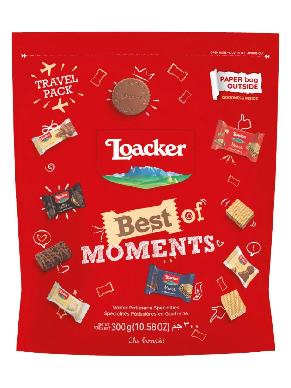 New loacker-it Loacker Best of Moments Pouch 300g