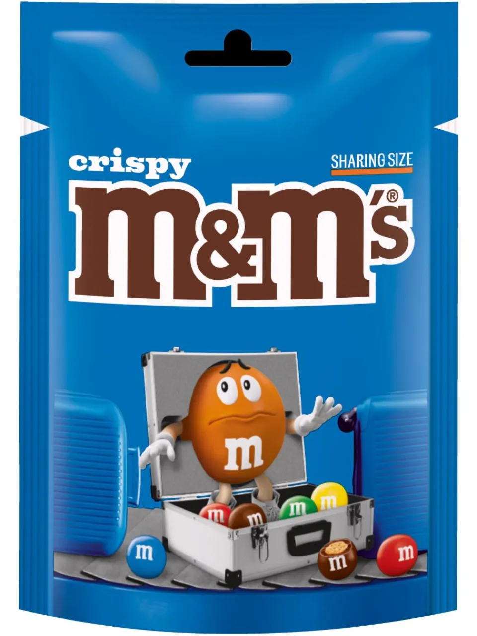 Online mandm M&M’S Crispy milk chocolate with a rice centre in a sugar shell 187g