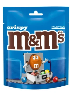 Outlet mandm M&M's Crispy milk chocolate with a rice centre in a sugar shell 281g