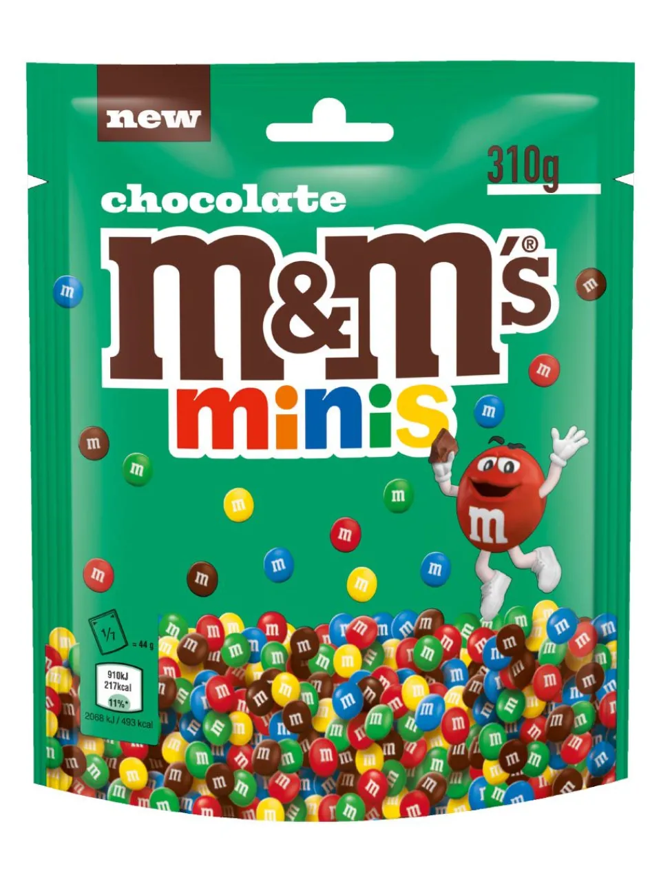 Online mandm M&M'S Mini Choco milk chocolate lentils in a sugar shell