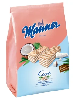 Hot manner coconut cream wafers 400g