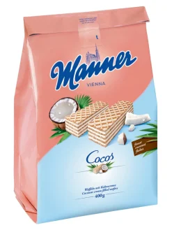 Hot manner coconut cream wafers 400g