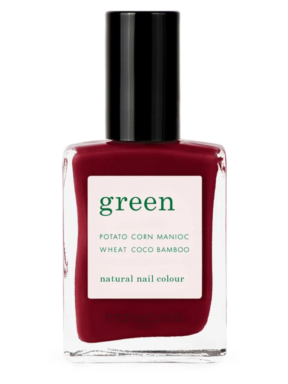 Hot manucurist Green Natural Nail Polish Dark Pansy 15 ml