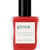 Clearance manucurist Green Natural Nail Polish Poppy Red 15 ml