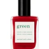 Clearance manucurist Green Natural Nail Polish Red Cherry 15 ml