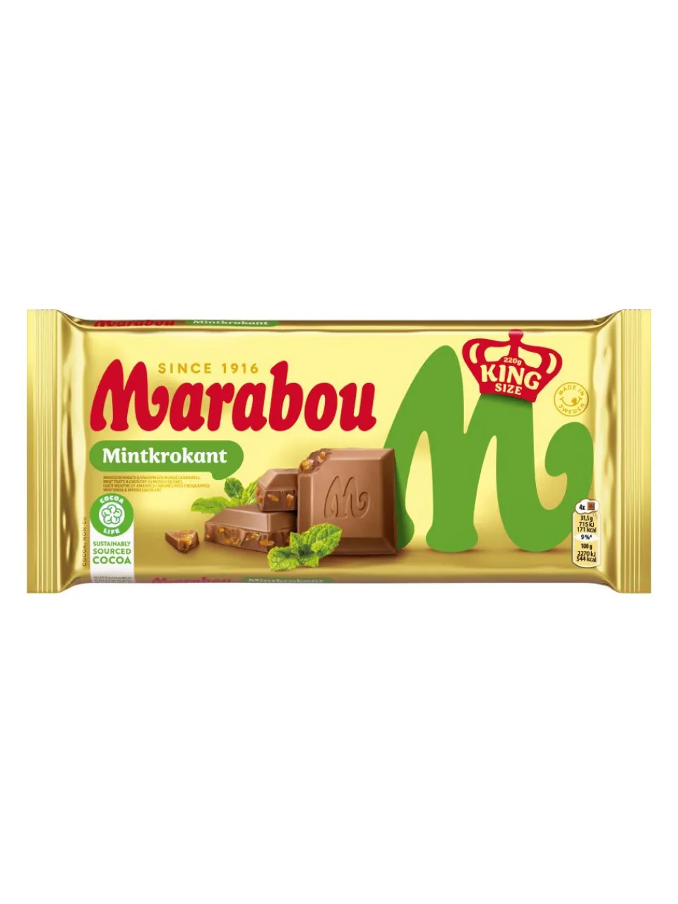Sale marabou MINT CROQUANT 220G