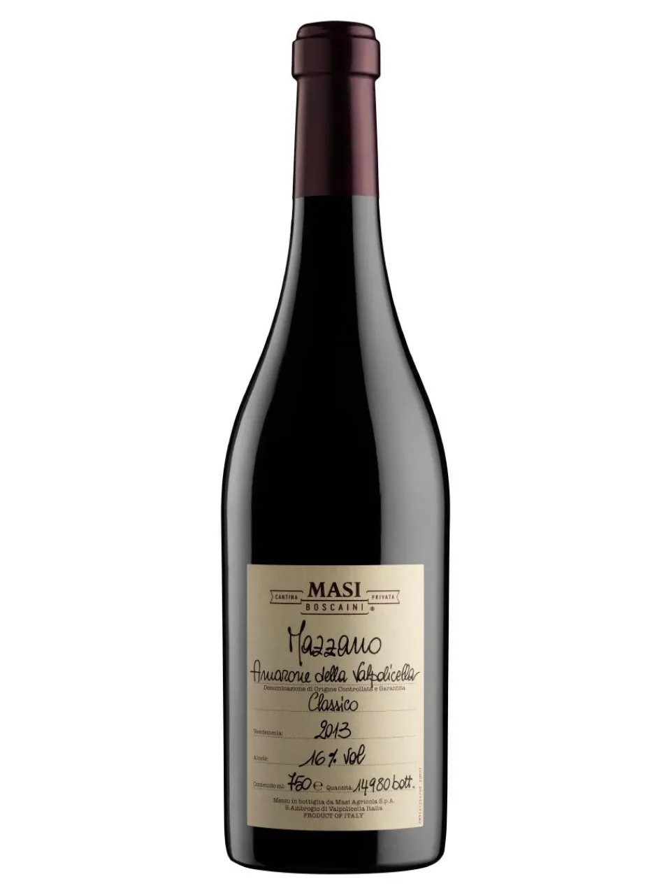 Clearance masi , Mazzano, Amarone della Valpolicella Classico, DOCG, dry, red, 0.75L