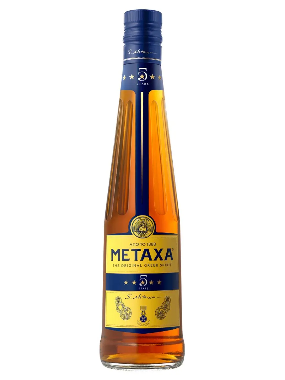 New metaxa 5*Greek Brandy 38% 0.5L