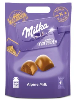 New milka Pralines Pouch Alpine Milk 405g