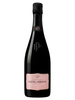 Clearance miraval , Fleur de , Champagne, AOC, brut, rosé (gift box) 0.75L