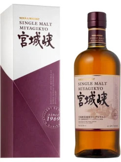 New the-nikka Miyagikyo Japanese Single Malt Whisky 45% 0.7L gift pack