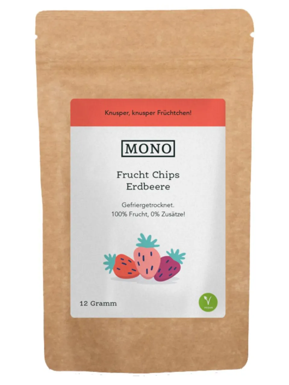 Clearance mono fruit chips strawberry