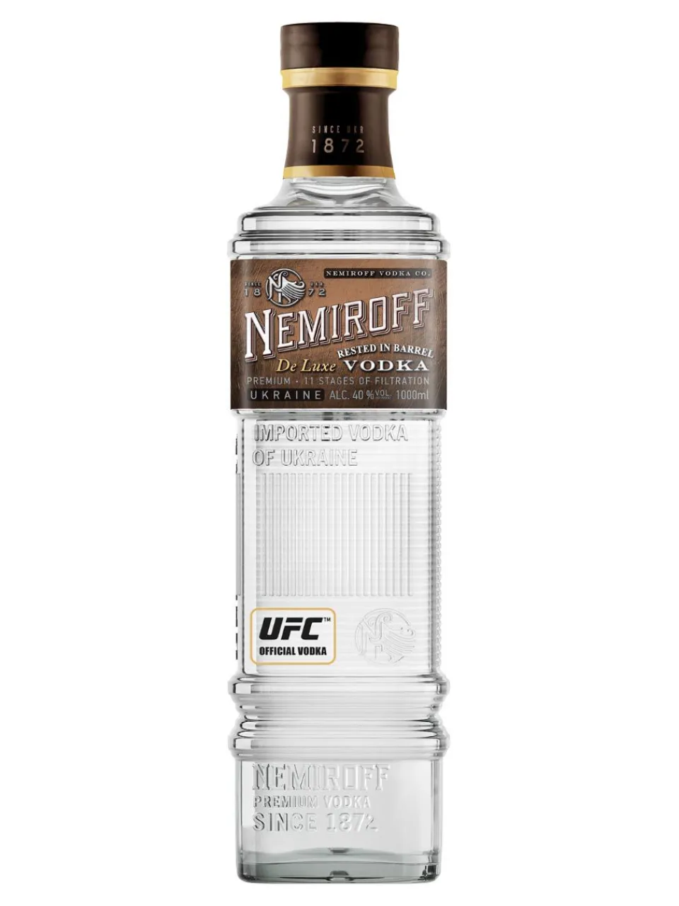 Clearance nemiroff De Luxe Rested in Barrel Vodka 40% 1L*