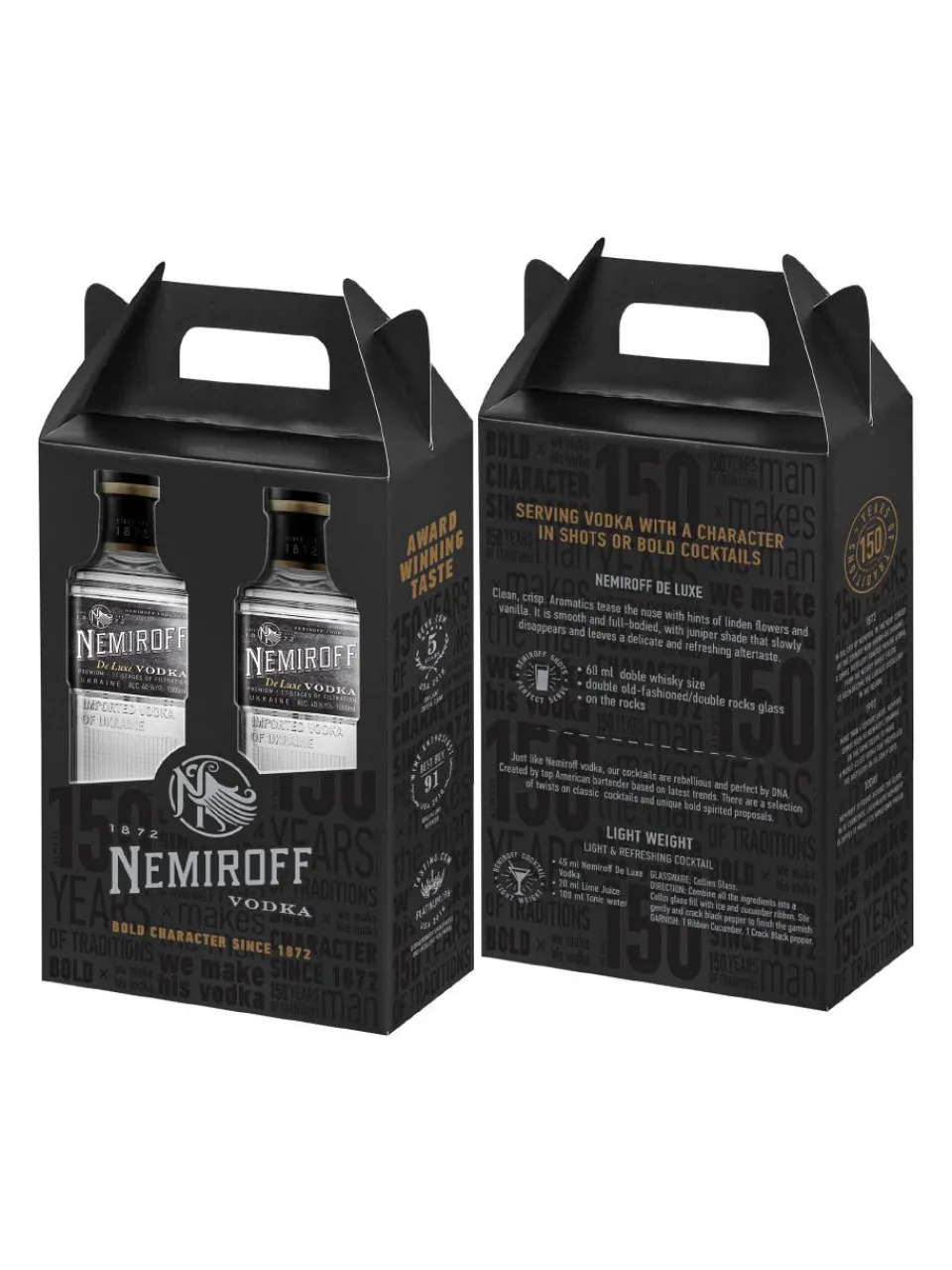 Best nemiroff De Luxe Vodka Twinpack 40% 2x1L*