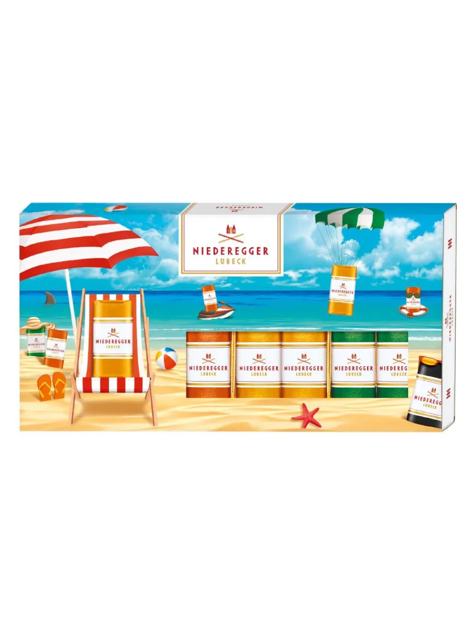 Sale niederegger Marzipan classic variations in dark chocolate 200g Summer Edition