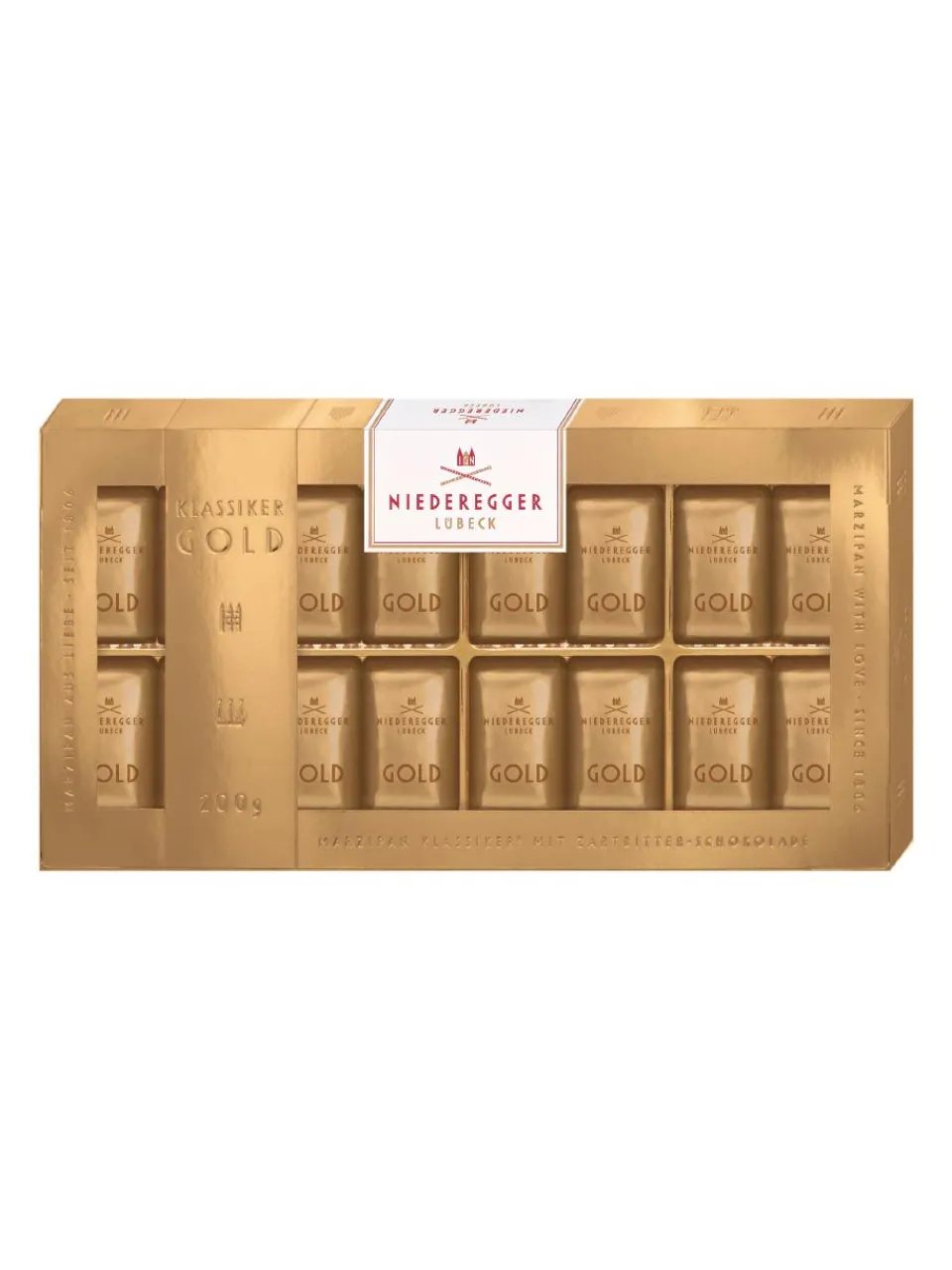 Clearance niederegger Marzipan classics gold 200g